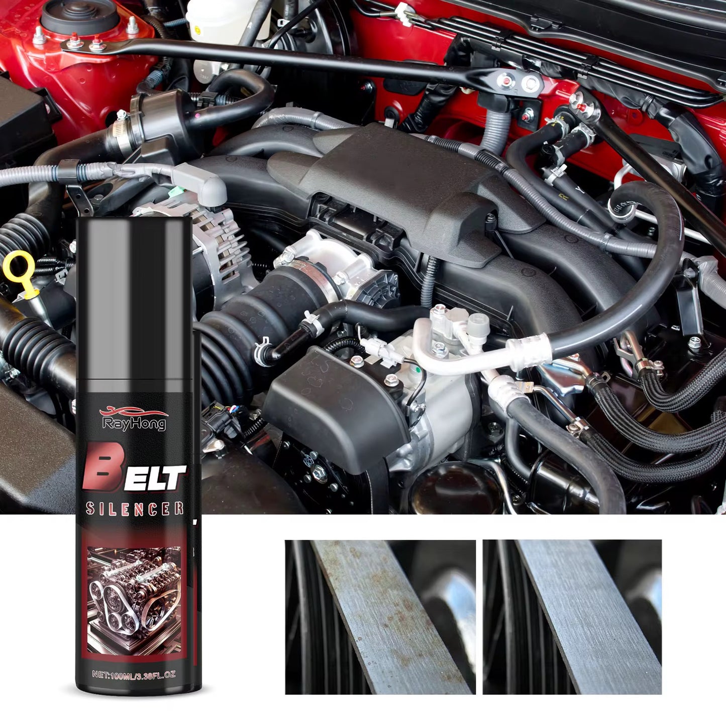 Nettoyeur de bruit de moteur, de ceinture de voiture